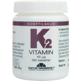 Natur Drogeriet K2 Vitamin 45 Μg (180 tabl)