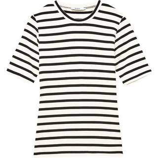 Stylein Top Chambers Svart/vit L - White - L