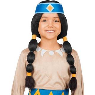 Yakari Rainbow indianer Børne Paryk