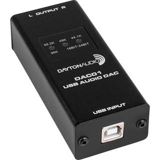 Dayton Audio DAC01, USB DAC med 24/96 stöd