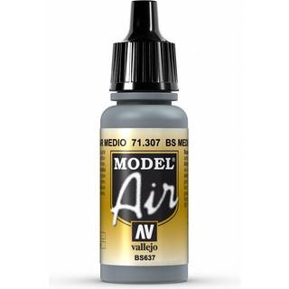 Vallejo Model Air 17Ml BS Medium Sea Grey [Levering: 1-2 dage]