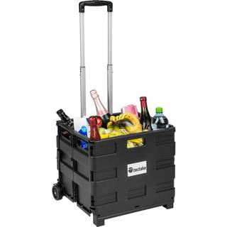 Indkøbstrolley foldbar - sort