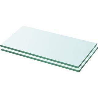 hylder 2 stk. glaspanel 20 x 30 cm klar