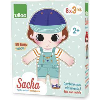 Vilac Puslespil - Klæd Sacha på