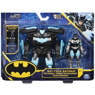 Batman 4-tommer Batman Action Figur med at transformere tech rustning b?rneleget?j til drenge i alderen 3 og op