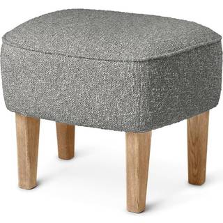 Audo Copenhagen Ingeborg fodskammel, boucle - Sacho zero/1/røget eg