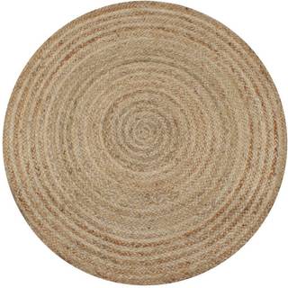 tæppe flettet jute 90 cm rund