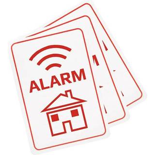 Alarm skilt - 3 stk