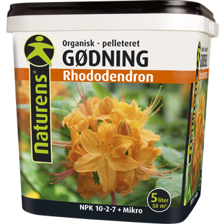 Naturens rhododendrongødning 5l organisk gødning npk 10-2-7