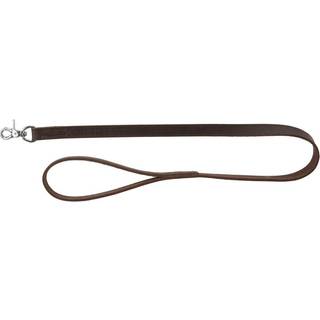 Trixie Rustic fat leather leash L-XL: 1.00 m/25 mm dark brown