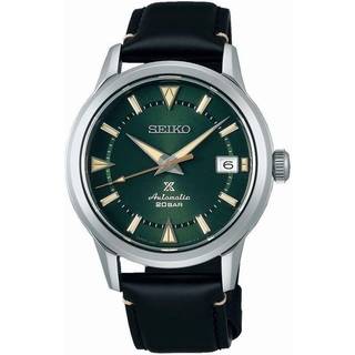Seiko Prospex 1959 Alpinist Automatic Green Dial Black Leather Strap Men's Watch SPB245J1