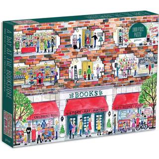 Michael Storrings A Day at the Bookstore 1000 Piece Puzzle