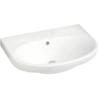 Gustavsberg Nautic 5556 Håndvask Uden blandehul, bolt/beslag montering
