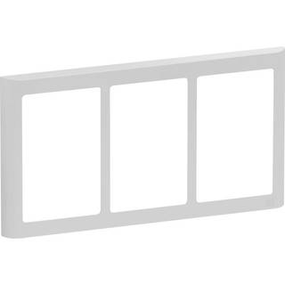 LK FUGA SOFT designramme 3x1½ modul - Lodret - Lysegrå