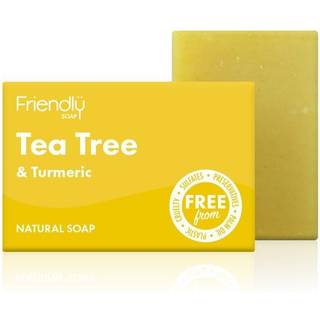 Friendly sæbebar Tea Tree/Turmeric - 95 g