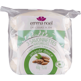 Emma Noël Mandel Sæbe - 3 x 150 g.