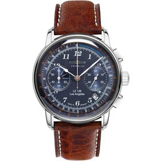 Zeppelin 7614-3 Chronograph LZ126 Los Angeles Herrenuhr 43mm 5ATM
