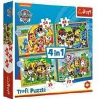 Trefl Puzzle - PAW Patrol - Holiday Paw Patrol (4in1) Floor