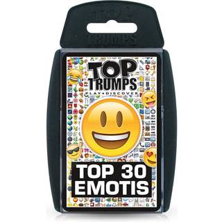 Winning Moves Top 30 Emotis Top Trumps Card Game (English)
