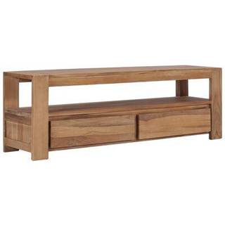 tv-bord 120x30x40 cm massivt teaktræ