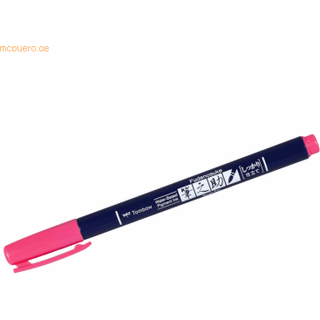 Tombow Fudenosuke marker hård pink