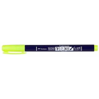 Tombow Marker Fudenosuke hård neon gul