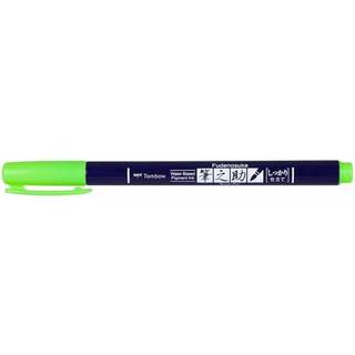 Tombow Marker Fudenosuke hård neon grøn