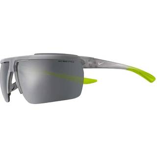 Nike Unisex NIKE WINDSHIELD CW4664 012 Solbriller Plast Grå Sølv Firkantet Flash
