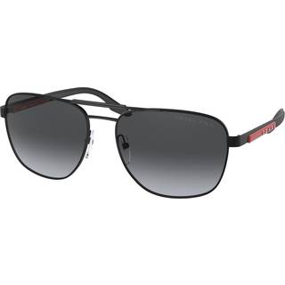 Prada Linea Rossa PS53XS Polarized 1BO6G0 60 Solbriller Mænd Black - Matte Black - 60mm