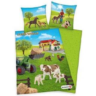 Schleich Bondegårds Sengetøj - 100 procent bomuld