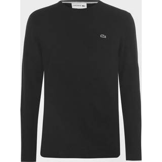 LACOSTE Herren Pullover schwarz unifarben Classic Fit
