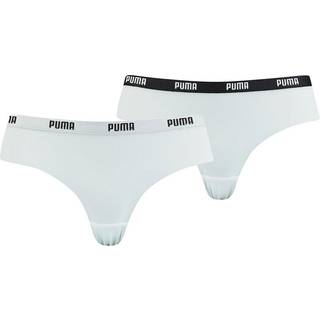 Puma 2-pak Women Microfiber Brazilian Hang - White - Large