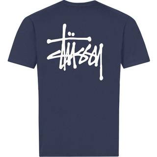Stüssy Basic T-shirt Navy XXL