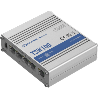 Teltonika TSW114000000 netværksswitch Ikke administreret Gigabit Ethernet (10/100/1000) Sort