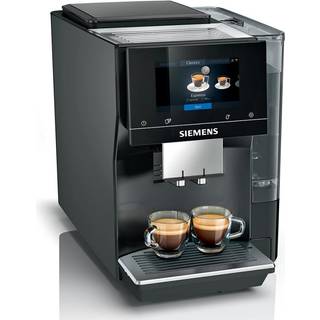 Siemens TP707R06 EQ700 Classic Midnat Sølvmetallic Espressomaskine Inkl. Mælkebeholder & 4kg Kaffe