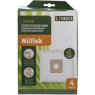 G.Funder Støvsugerpose - Nilfisk - 4 stk. + Filter