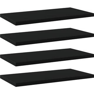 boghylder 4 stk. 40x20x1,5 cm konstrueret træ sonoma-eg