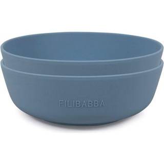 Filibabba Silicone bowl 2-pack - Powder blue