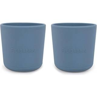 Filibabba Silicone cup 2-pack - Powder blue