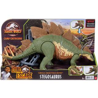 Mattel Jurassic World Toys Camp Cretaceous Mega Destroyers Stegosaurus Dinosaur Action Figur Leget?jsgave med bev?gelige samlinger Attack og brea