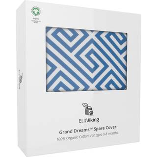 EcoViking Organic Babynest Cover Ancient Blue