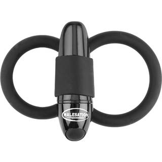 Malesation Squeeze – Dobbelt Penisring Med Vibrator