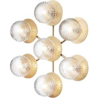 Liila Star væg- og loftlampe, nordic gold / optic clear • NUURA