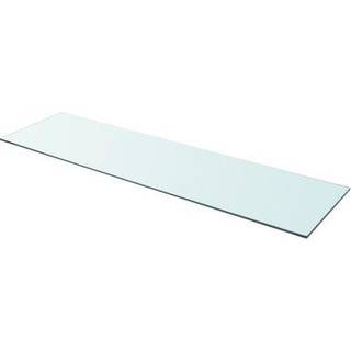 hylder 2 stk. glaspanel 110 x 30 cm klar