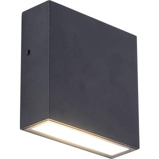 LUTEC GEMINI XF udendørs LED væglampe, down, 1 lyskilde, H11 cm, IP54, sort