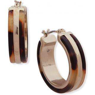Lauren Ralph Lauren Hoop Brune Tortoiseshell øreringeEn