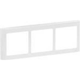 Fuga soft design + ramme hvid 3x1 modul vandret