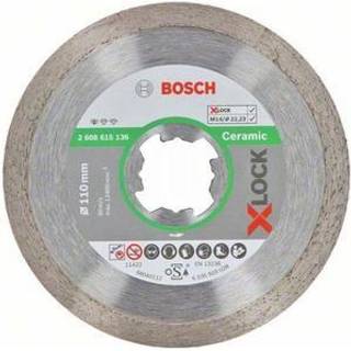 BOSCH X-LOCK Standard for Ceramic-diamantskæreskive, 110x 22,23x 1,6x 7,5