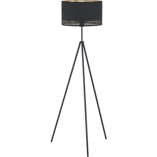EGLO ESTEPERRA gulvlampe, sort/guld