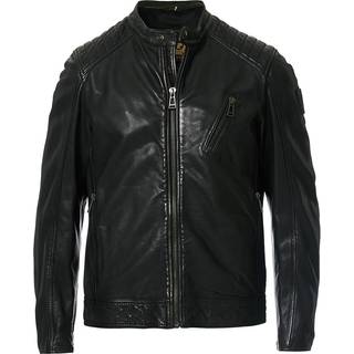BELSTAFF Herren Lederjacke schwarz unifarben